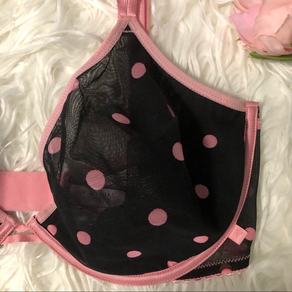 Victoria’s Secret 34E & Large French Cut Thong Panty Pink & Unlined Demi Bra Set - Picture 9 of 15